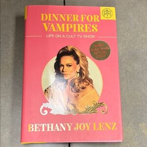 Bethany Joy Lenz 'Dinner for Vampires' Book - Red Cover